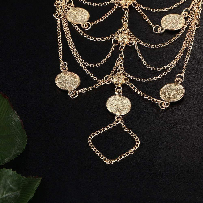 ezy2find anklet Gold Fashion Silver Chain Barefoot Sandals Anklets Body Jewelry