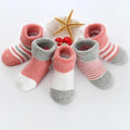 ezy2find baby booties Dark Pink 5Pair / 1-3 years old 5 Pair/lot new cotton thick baby toddler socks autumn and winter warm baby foot sock