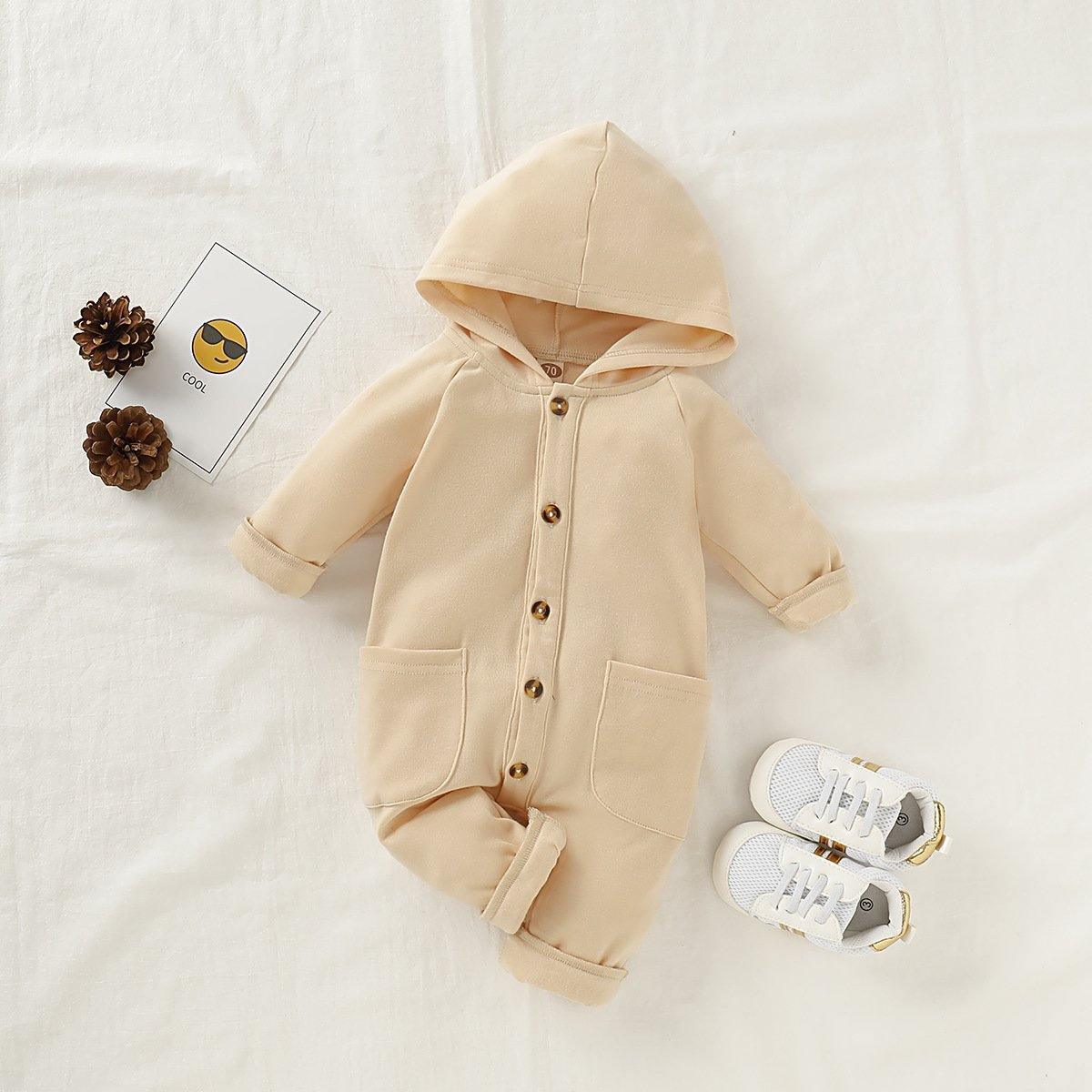 ezy2find baby clothing Apricot / 90 Solid color romper