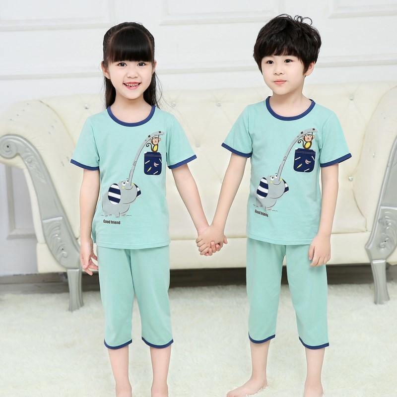 ezy2find baby clothing Green / 100cm Air conditioned pajamas for children