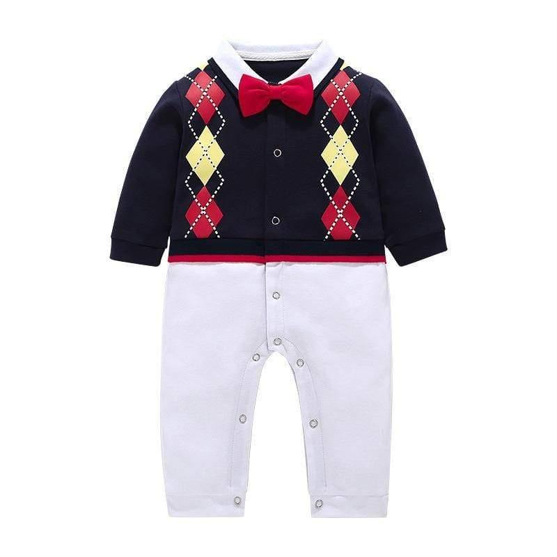ezy2find baby clothing Navy blue / 90code Full moon outing jumpsuit