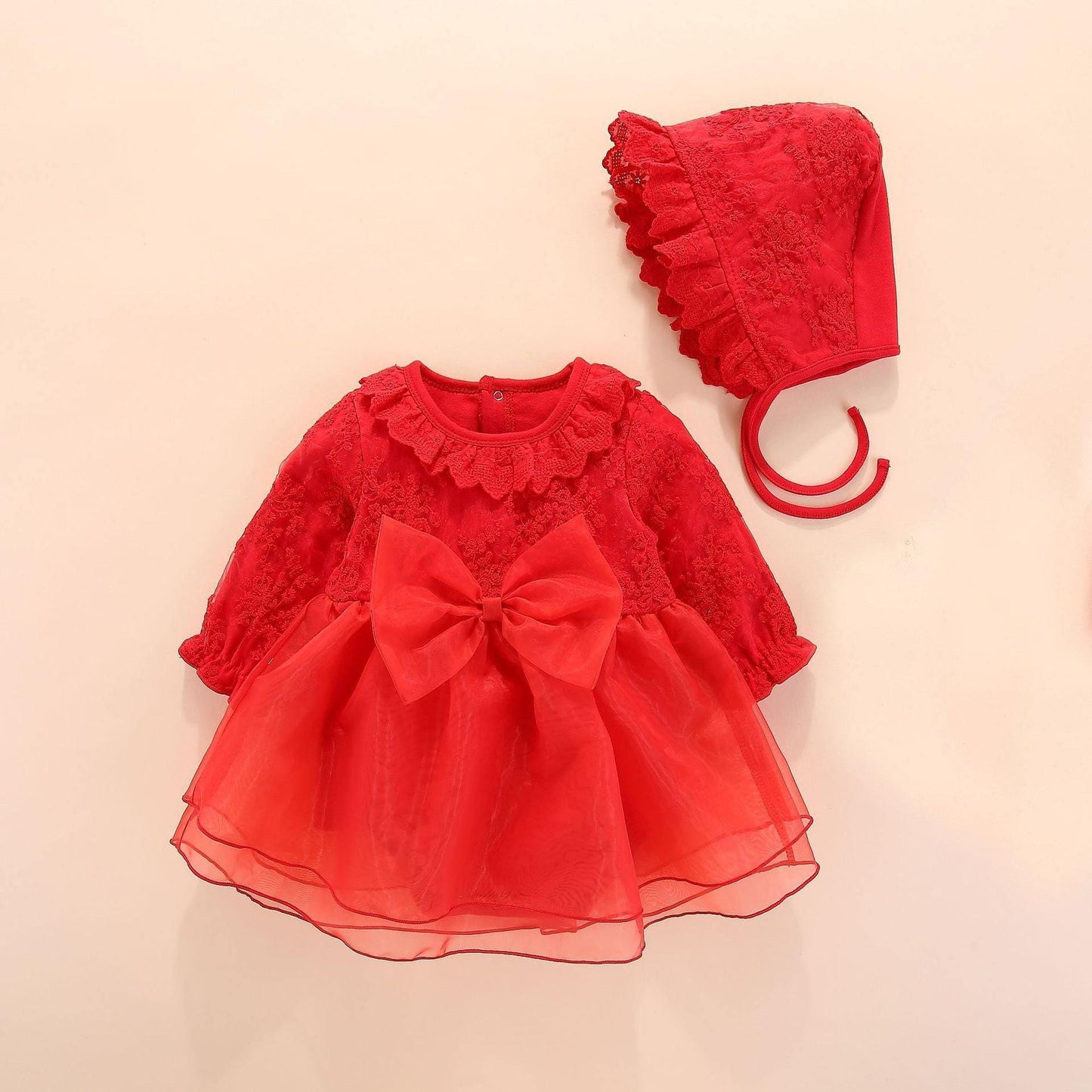 ezy2find baby clothing Red / 70 Spring and autumn clothes baby dress