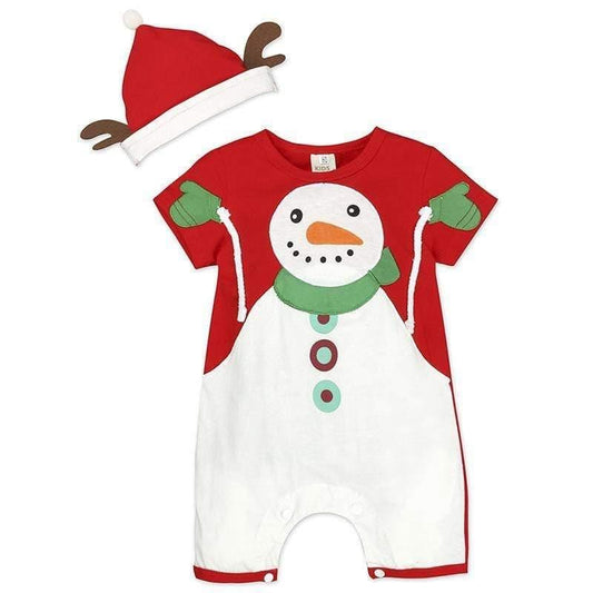 ezy2find baby clothing Red / 80 New Year's Christmas Baby Baby Jumpsuit