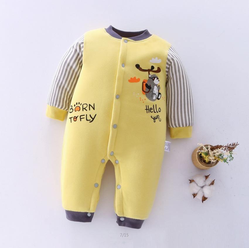 ezy2find baby clothing Yellow airplane bear / 66cm Baby Rompers Baby Rompers Rompers