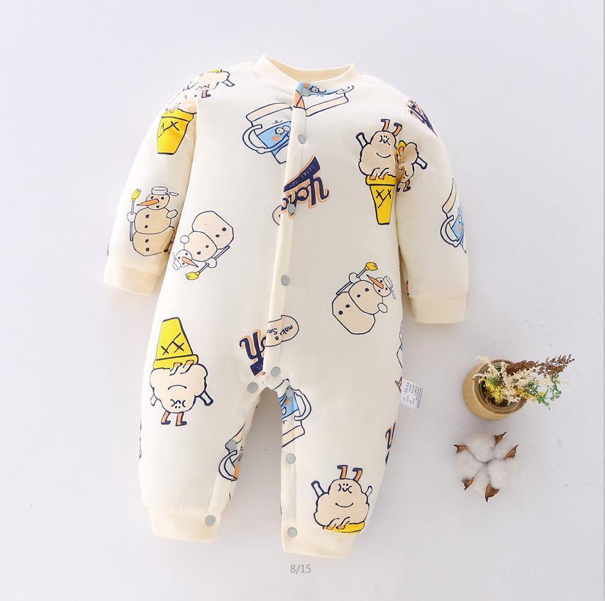 ezy2find baby clothing Yellow ice cream / 73CM Baby Rompers Baby Rompers Rompers