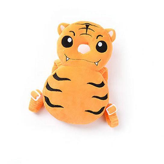 ezy2find baby head protector Tiger Cute Cartoon Baby Head Protection Back Protection Pad Child Safety Protection Toddler Walking Shatter-resistant Pillow Comfortable Breathable Headrest