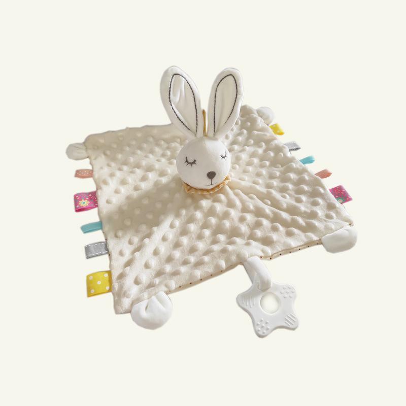 ezy2find baby toy E Soft Animal Pattern Appease Towel Baby Plush Blanket Infant Comforter Doll Toy
