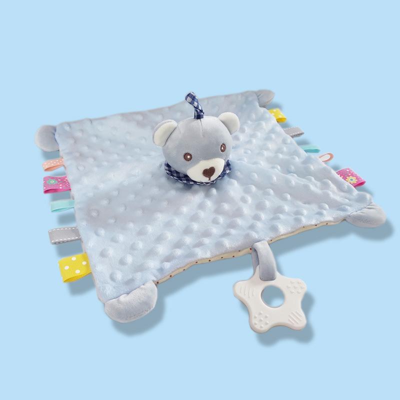 ezy2find baby toy F Soft Animal Pattern Appease Towel Baby Plush Blanket Infant Comforter Doll Toy
