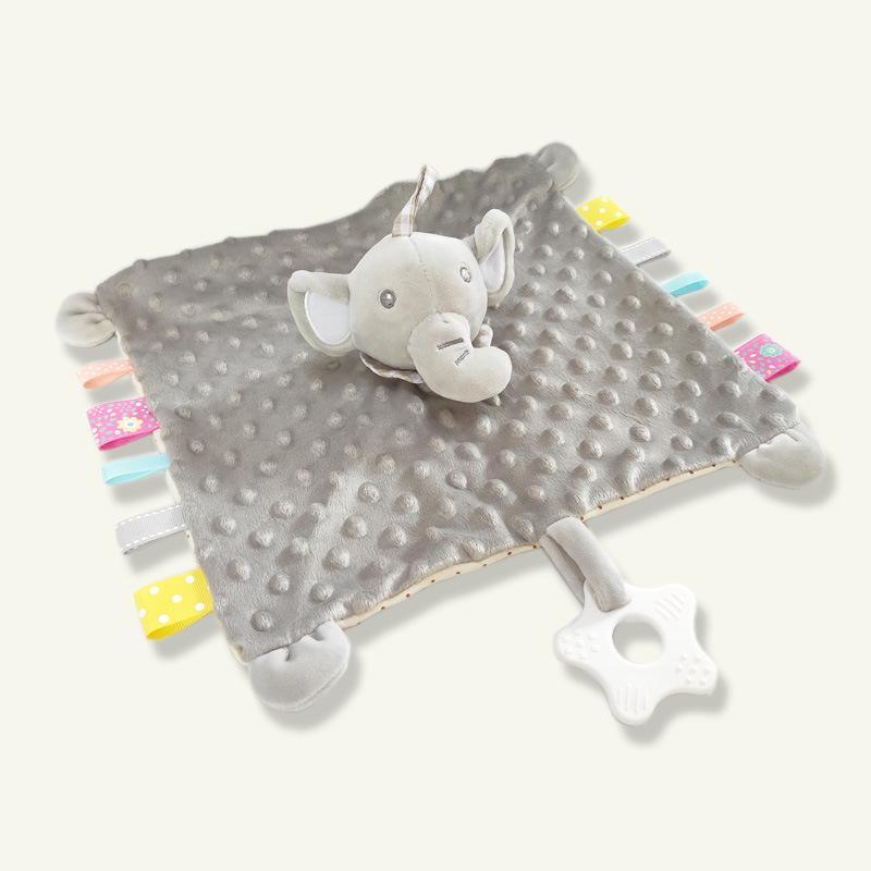 ezy2find baby toy G Soft Animal Pattern Appease Towel Baby Plush Blanket Infant Comforter Doll Toy