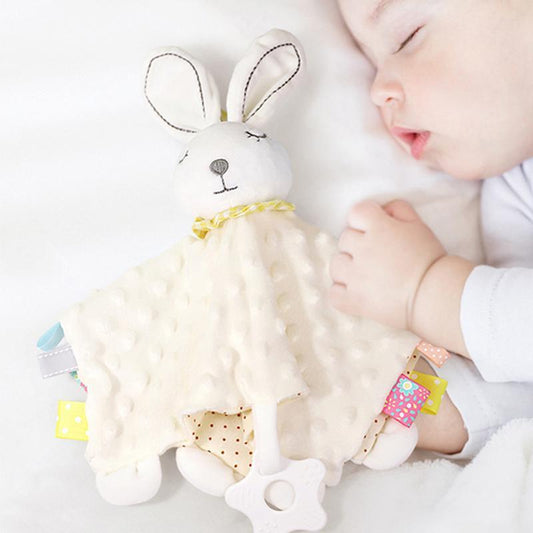 ezy2find baby toy Soft Animal Pattern Appease Towel Baby Plush Blanket Infant Comforter Doll Toy