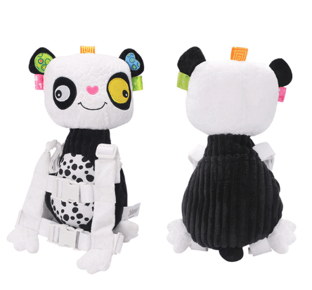 ezy2find backpack Panda Anti-lost with baby straps anti-going kids bag anti-lost rope plush toys
