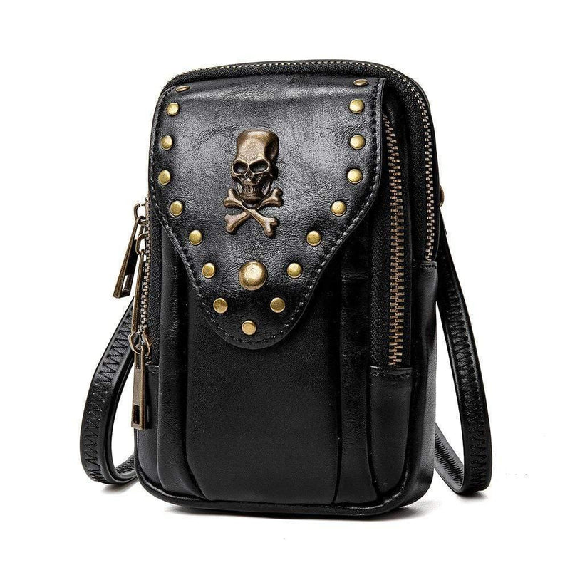 ezy2find bag Black Ladies Shoulder Messenger Bag Textured Small Square Bag Outdoor Travel Mobile Phone Bag
