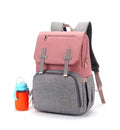 ezy2find bag Grey pink B Diaper Bag Mummy Daddy Backpack Baby Stroller Bag