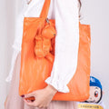 ezy2find Bag Orange Cartoon Foldable Storage Polyester Doll Shopping Bag
