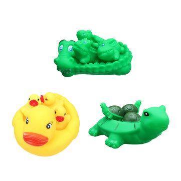 ezy2find Bath toys Crocodile Creative Children's Bathroom Plastic Animal Bath Toys