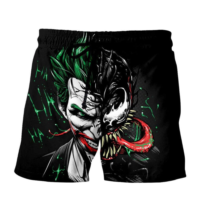 ezy2find beach pants 11style / S Haha Joker Devil Clown 3D Shorts Casual Beach Pants