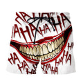 ezy2find beach pants 1style / S Haha Joker Devil Clown 3D Shorts Casual Beach Pants