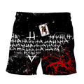 ezy2find beach pants 3style / S Haha Joker Devil Clown 3D Shorts Casual Beach Pants