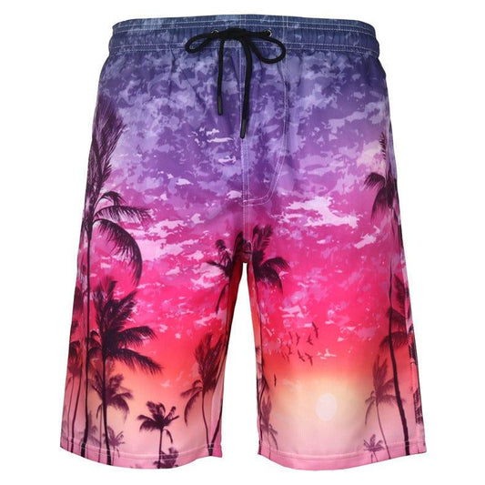 ezy2find beach wear 1style / S Men's Beach Pants Casual Shorts Octopus Amazon Plus Size Sweatpants