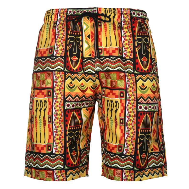 ezy2find beach wear 5style / S Men's Beach Pants Casual Shorts Octopus Amazon Plus Size Sweatpants