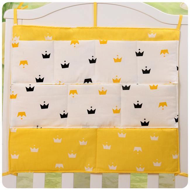 ezy2find Bedroom Child Gift Crown Baby Crib Bedside Hanging Multifunction  Storage Bag