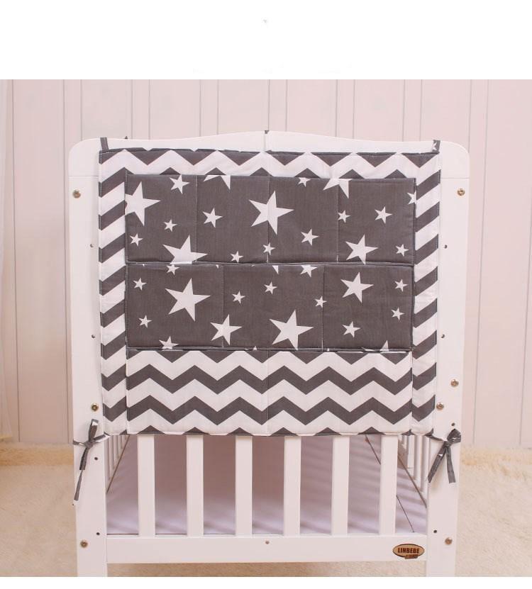 ezy2find Bedroom Child Gift Star Baby Crib Bedside Hanging Multifunction  Storage Bag
