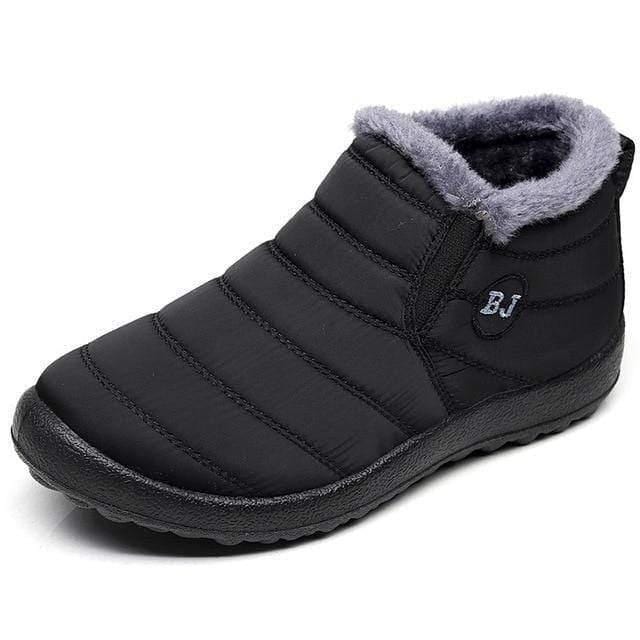 ezy2find Black / 8.5 Men Boots Lightweight Winter Shoes For Men Snow Boots Waterproof Winter Footwear Plus Size 47 Slip On Unisex Ankle Winter Boots