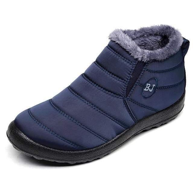 ezy2find Blue / 10.5 Men Boots Lightweight Winter Shoes For Men Snow Boots Waterproof Winter Footwear Plus Size 47 Slip On Unisex Ankle Winter Boots