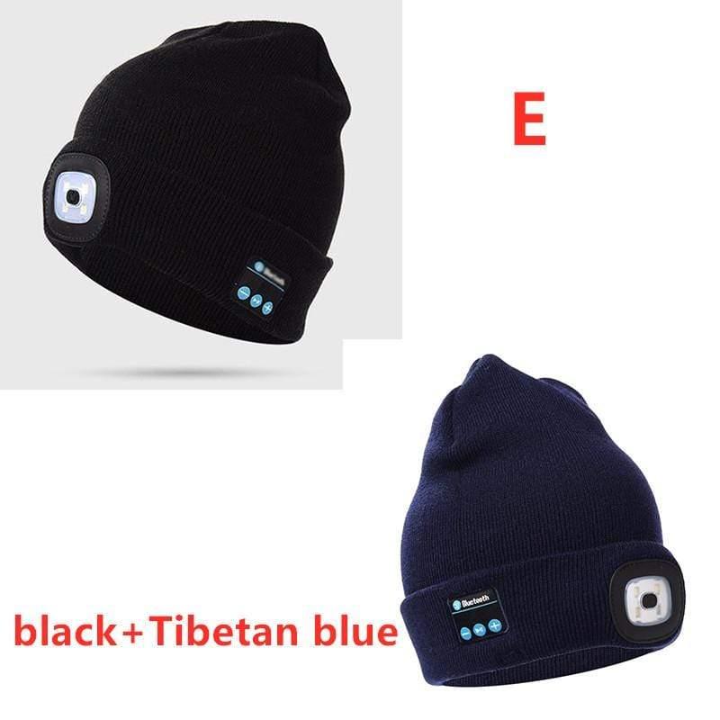 ezy2find blue tooth headset E Bluetooth LED Hat Wireless Smart Cap Headset Headphone