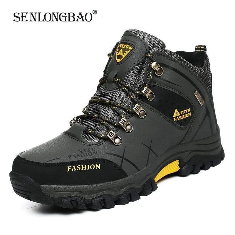 ezy2find Brand Men Winter Snow Boots Waterproof Leather Sneakers Super  Warm Men's Boots Outdoor Male Hiking Boots Work Shoes Size 39-47