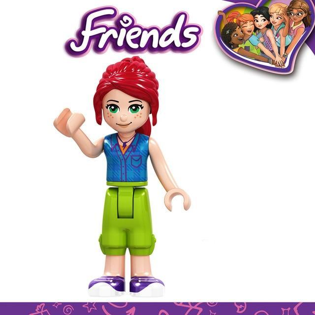 ezy2find building blocks F027 For Creator Friends For Girl Princess Emma Stephanie Mia Olivia Andrea Beauty Figures Building Blocks Toys With Creators Friends