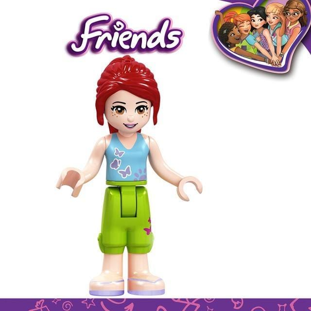 ezy2find building blocks F040 For Creator Friends For Girl Princess Emma Stephanie Mia Olivia Andrea Beauty Figures Building Blocks Toys With Creators Friends