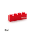 ezy2find building blocks Red 50pcs 50PCS DIY Building Blocks Thick Figures Bricks 1x4 Dots Educational Creative Size Compatible With lego Toys for Children