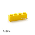 ezy2find building blocks Yellow 50pcs 50PCS DIY Building Blocks Thick Figures Bricks 1x4 Dots Educational Creative Size Compatible With lego Toys for Children