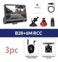 ezy2find car video recorder B28+6M RCC / NO SD CARD3pc Dual Lens Driving Recorder