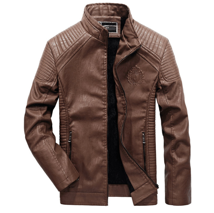 ezy2find cardigan Brown / 2XL Martin Velveta Leather Jacket