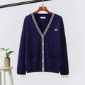 ezy2find cardigan Sapphire / One size Knit sweater top cardigan