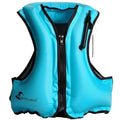 ezy2find Children's Snorkeling Buoyancy Vest Blue Spot Inflatable Life Jackets, Children's Snorkeling Buoyancy Vest, Adult Free Size Buoyancy Boat Fishing Life Jackets