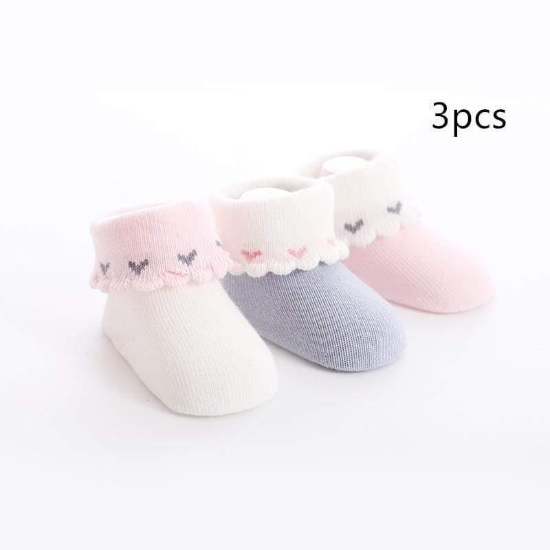 ezy2find children's Socks A / 7 Baby Socks Boneless Breathable Loose Socks