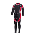 ezy2find children's swimwear Black red / 8 Children's warm and cold-proof one-piece diving suit