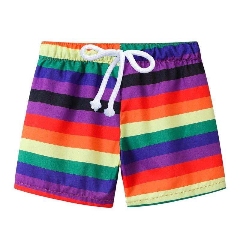 ezy2find children's swimwear Color stripe2 / 100cm Children's cartoon printed shorts