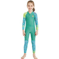 ezy2find children's swimwear Green / M Children's quick-drying diving suit girls boys conjoined long-sleeved snorkeling suit swimwear size children's swimwear sunscreen swimsuit