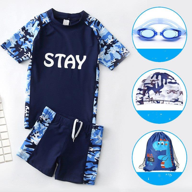 ezy2find children's swimwear Navy blue 3 / XL Sunbathing trunks for teenagers