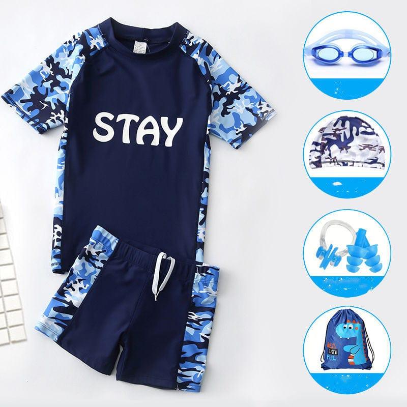 ezy2find children's swimwear Navy blue 4 / L Sunbathing trunks for teenagers