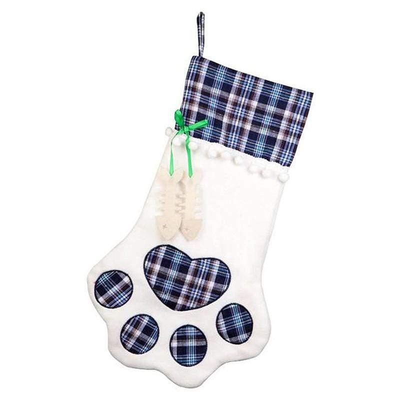 ezy2find Christmas socks Blue / Dog socks Christmas decorations Christmas socks