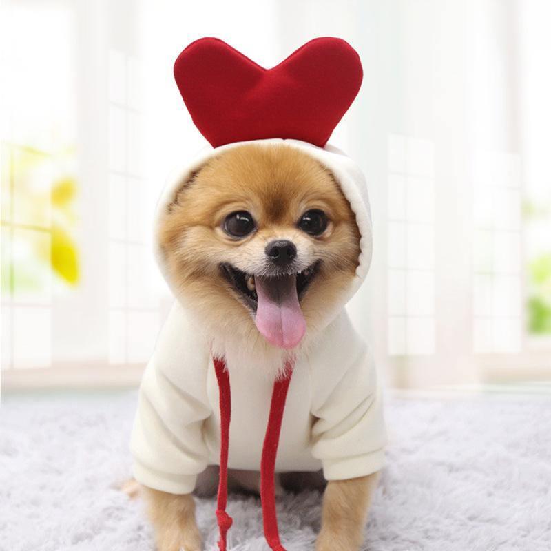 ezy2find Clothes for Dogs Beige / XS Cute Pet Dog Clothes Cartoon Clothes for Dogs Cotton Dog Cat Vest Shirt