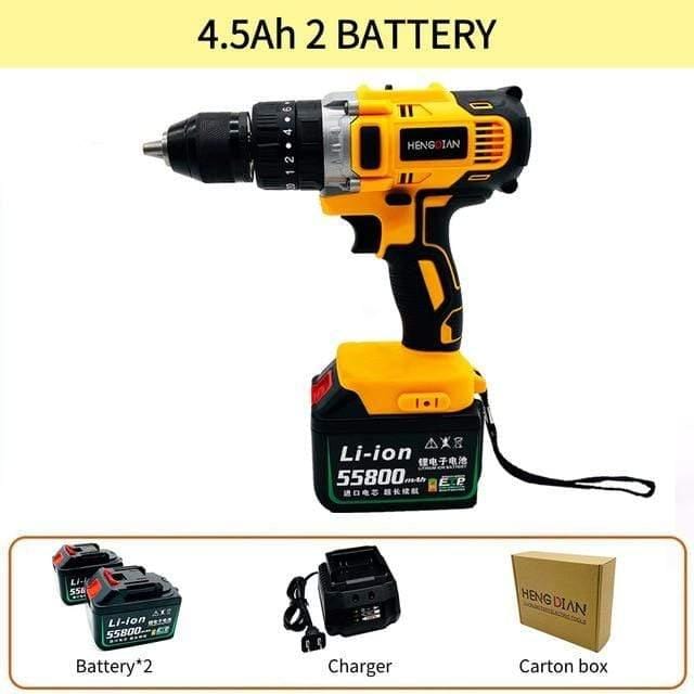 ezy2find cordless drill China / 4.5Ah 2 Battery CTN Makita model battery screwdriver Electric tools Multifunctional tool Portable