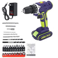 ezy2find drill Ukraine / with 1 battery 3 In 1 Hammer Drill 48VF Cordless Drill Double Speed Power Drills LED lighting 50Nm 25+1 Torque Electric Drill