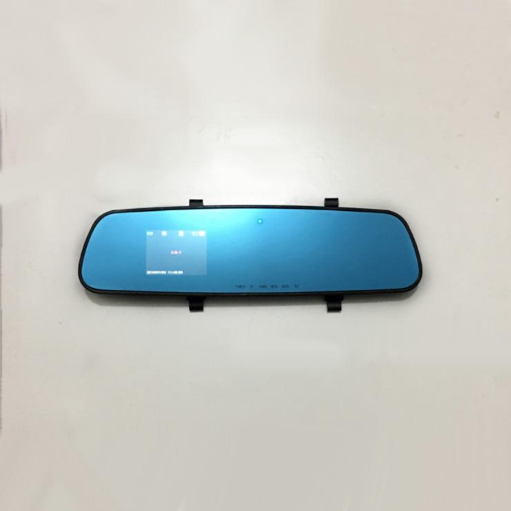 ezy2find drive recorder Blue / 2.4inch Car 1080P HD Rearview Mirror Driving Recorder