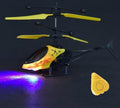ezy2find drone Yellow Mini RC drone Flying RC Helicopter Aircraft dron Infrared Induction LED Light Remote Control drone dron Kids Toys free shipping